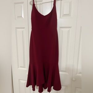 Dark red Lulus dress